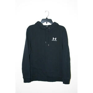 Under Armour Black Hoodie with White Embroidered logo Size medium